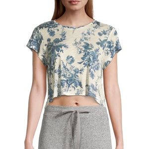 Loveshackfancy Cropped Toile Rubin T-Shirt